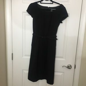 ☀️Short sleeve black dress with pockets